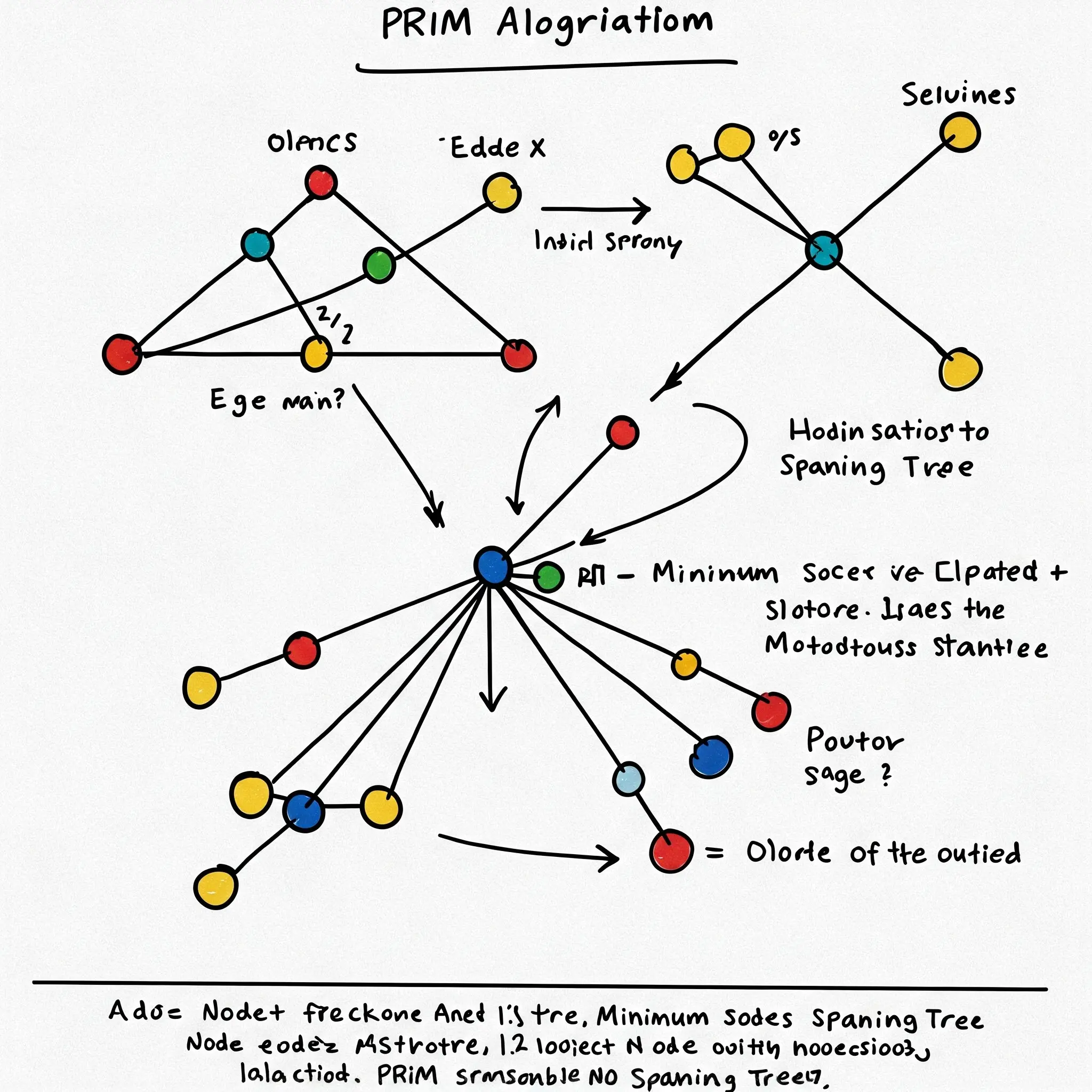 Prim algorithm MST Minimum Spanning Tree